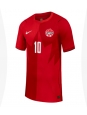 Ženske Nogometnih dresov Kanada Jonathan David #10 Domači SP 2026 Kratki rokavi Ženske Nogometnih dresov Kanada Jonathan David #10 Domači SP 2026 Kratki rokavi